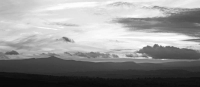 Beacons Sunset in black and White